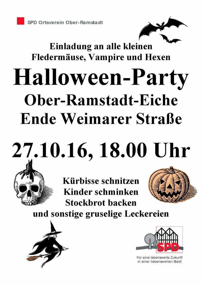 Halloween-Party beim Schambes