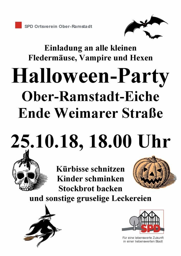 Halloween Party Beim Schambes Spd Ober Ramstadt